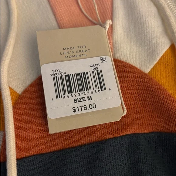 Faherty Colorblock Hoodie in Pastel and Bold Hues - Picture 3 of 3